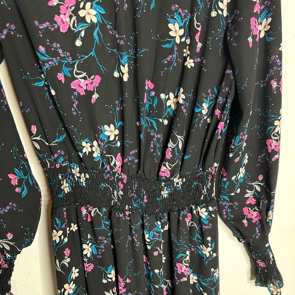 Nanette Lepore long sleeve, high low floral dress - Picture 7 of 10